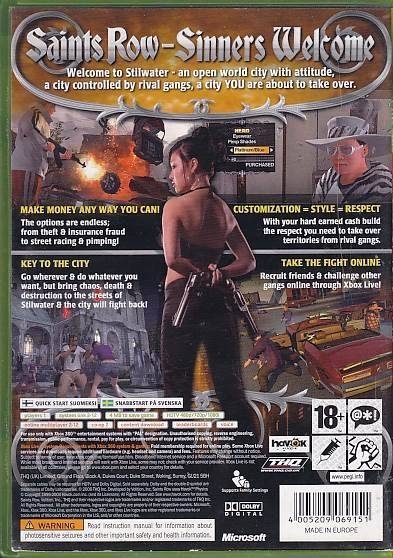 Saints Row  - XBOX 360 - (B Grade) (Genbrug)